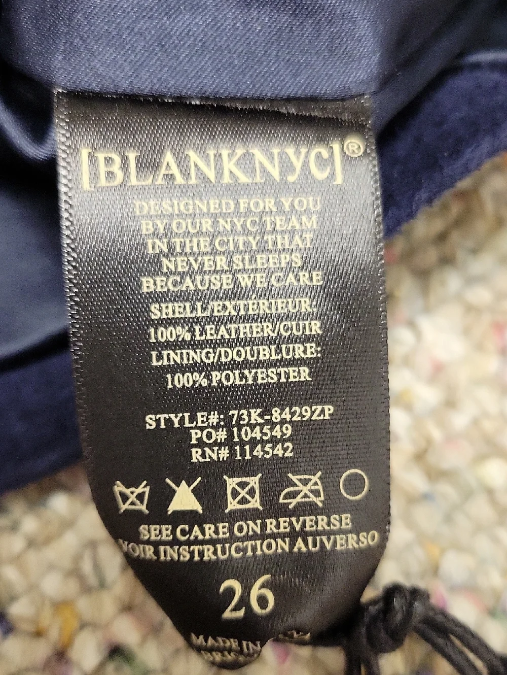 Blank NYC Navy Suede High Waist Shorts Sz 26. New Festival Summer Indie Sleeze